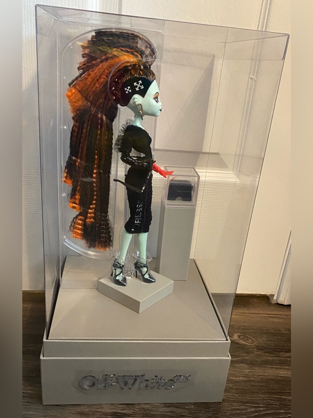 Monster High Electra Melody Doll x Off-White Collab